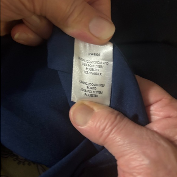 NWT Kay Unger Navy blue Jumpsuit size 4 - Picture 10 of 10